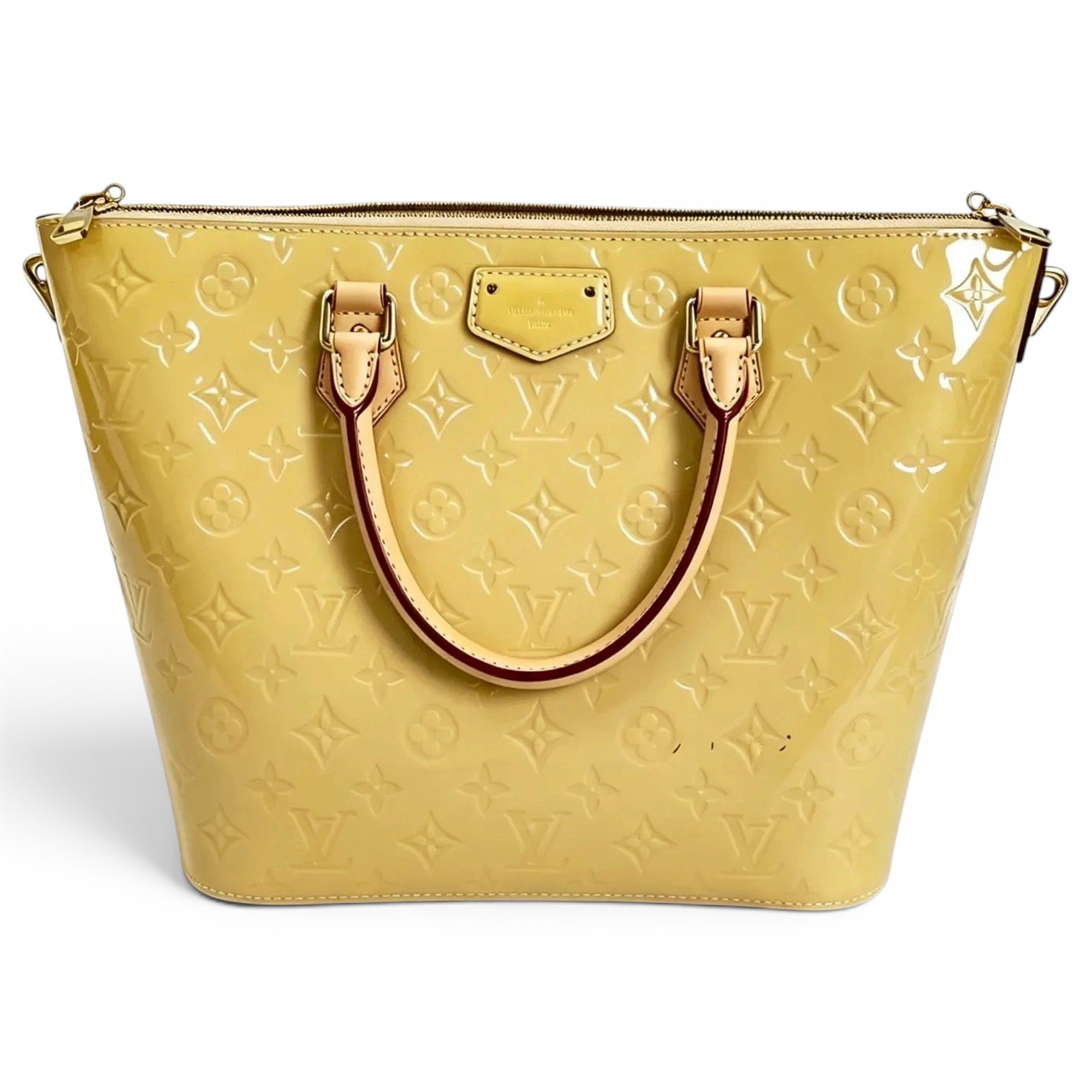 Vivian patent leather handbag