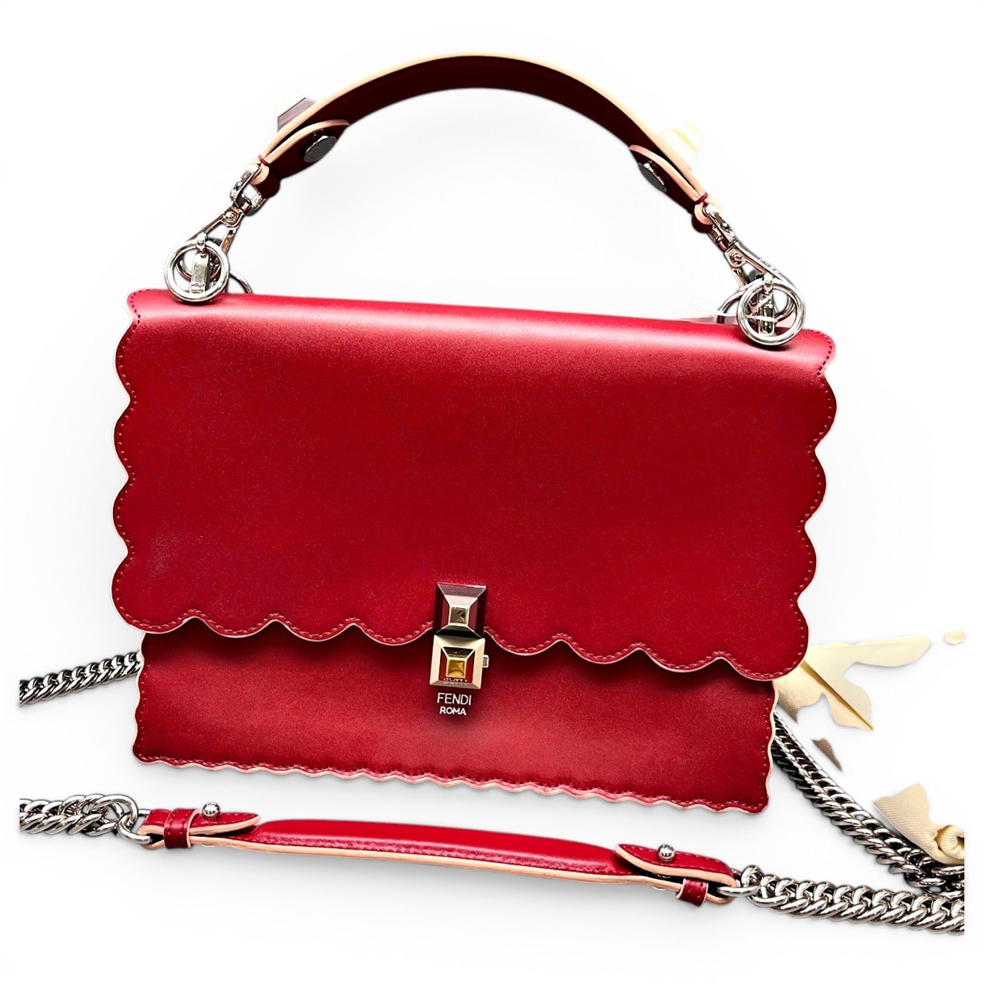 Fendi Kan I leather handbag