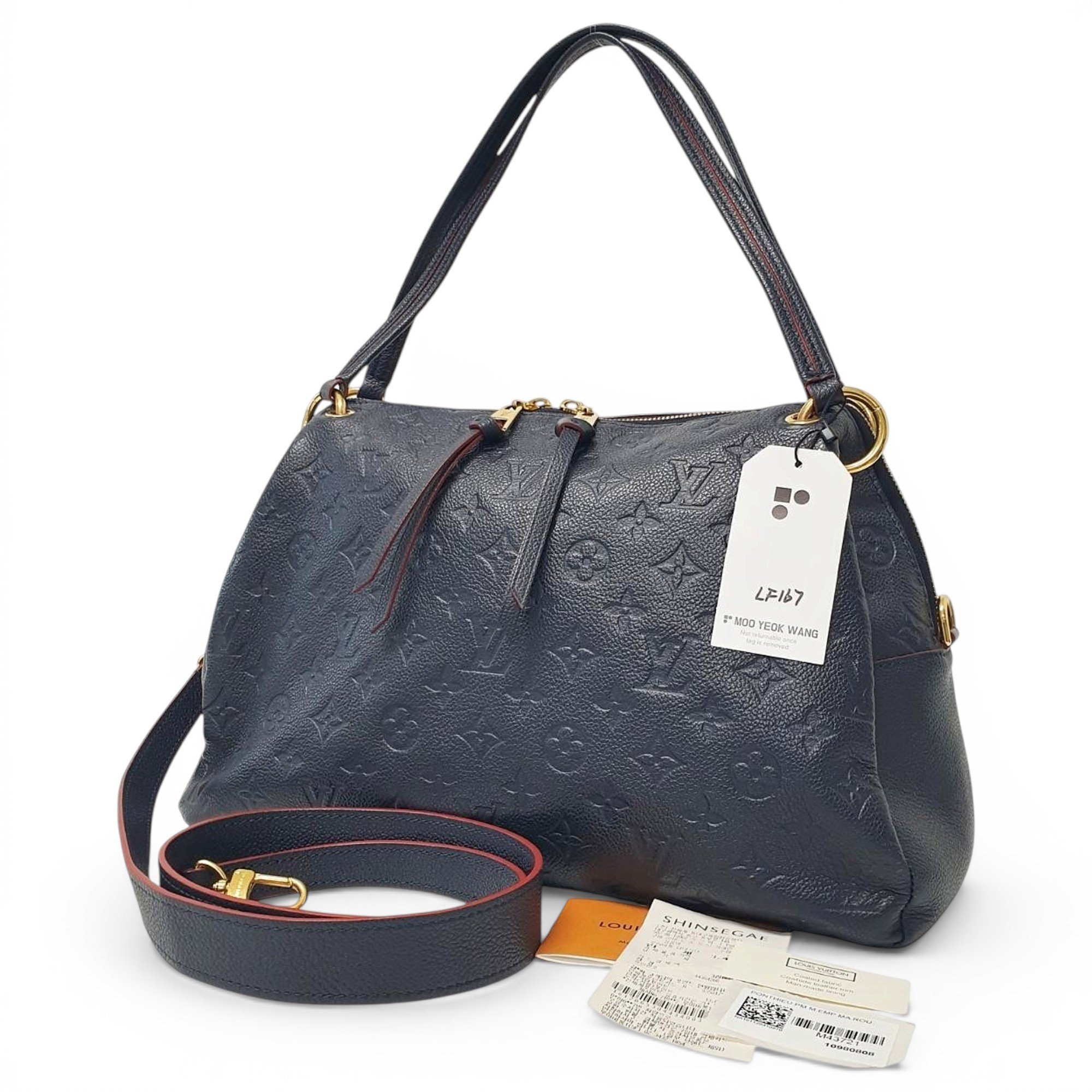 Leather handbag