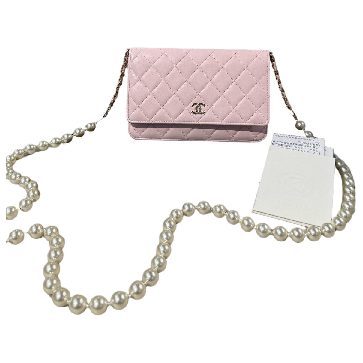 Wallet On Chain Timeless/Classique leather crossbody bag