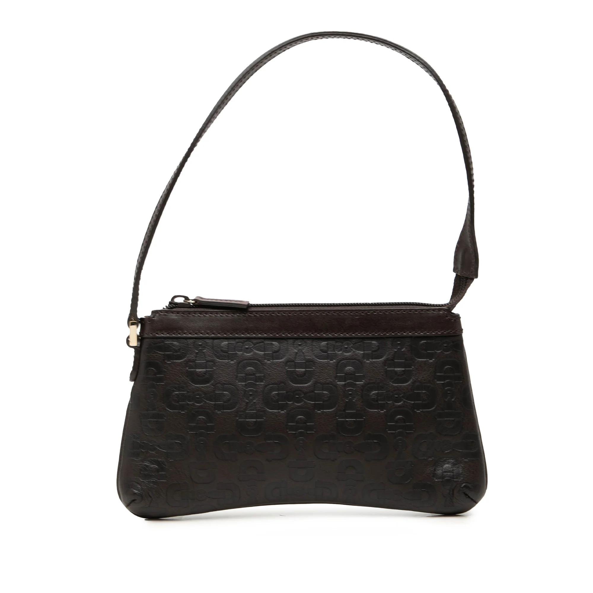 Gucci B leather handbag