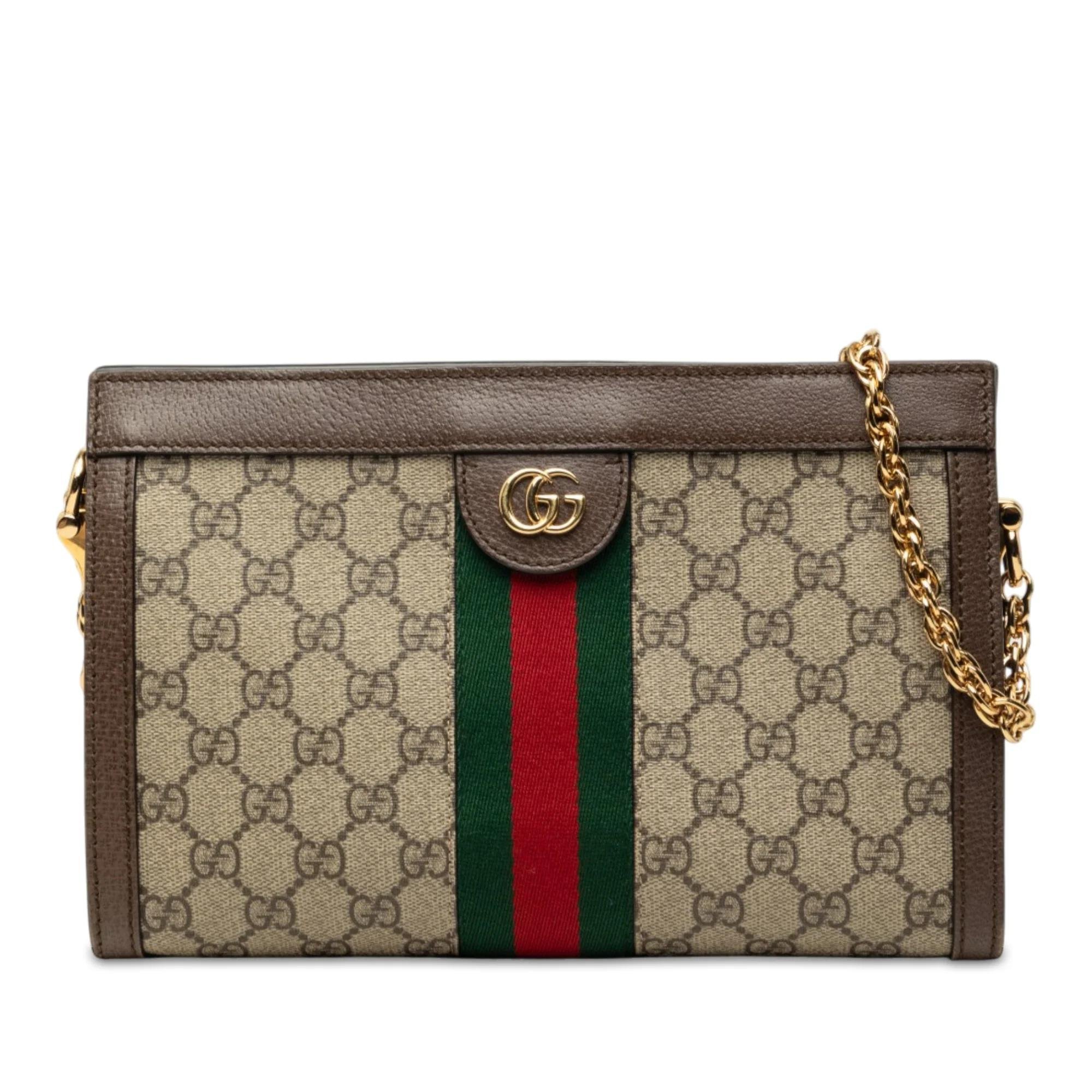 Ophidia leather crossbody bag