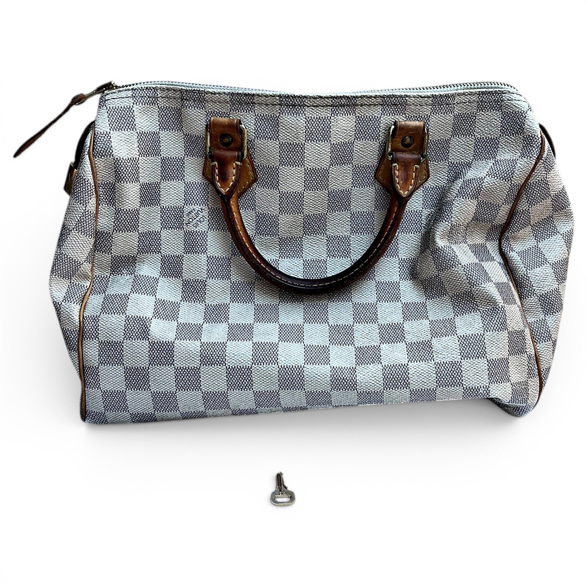 Speedy leather handbag