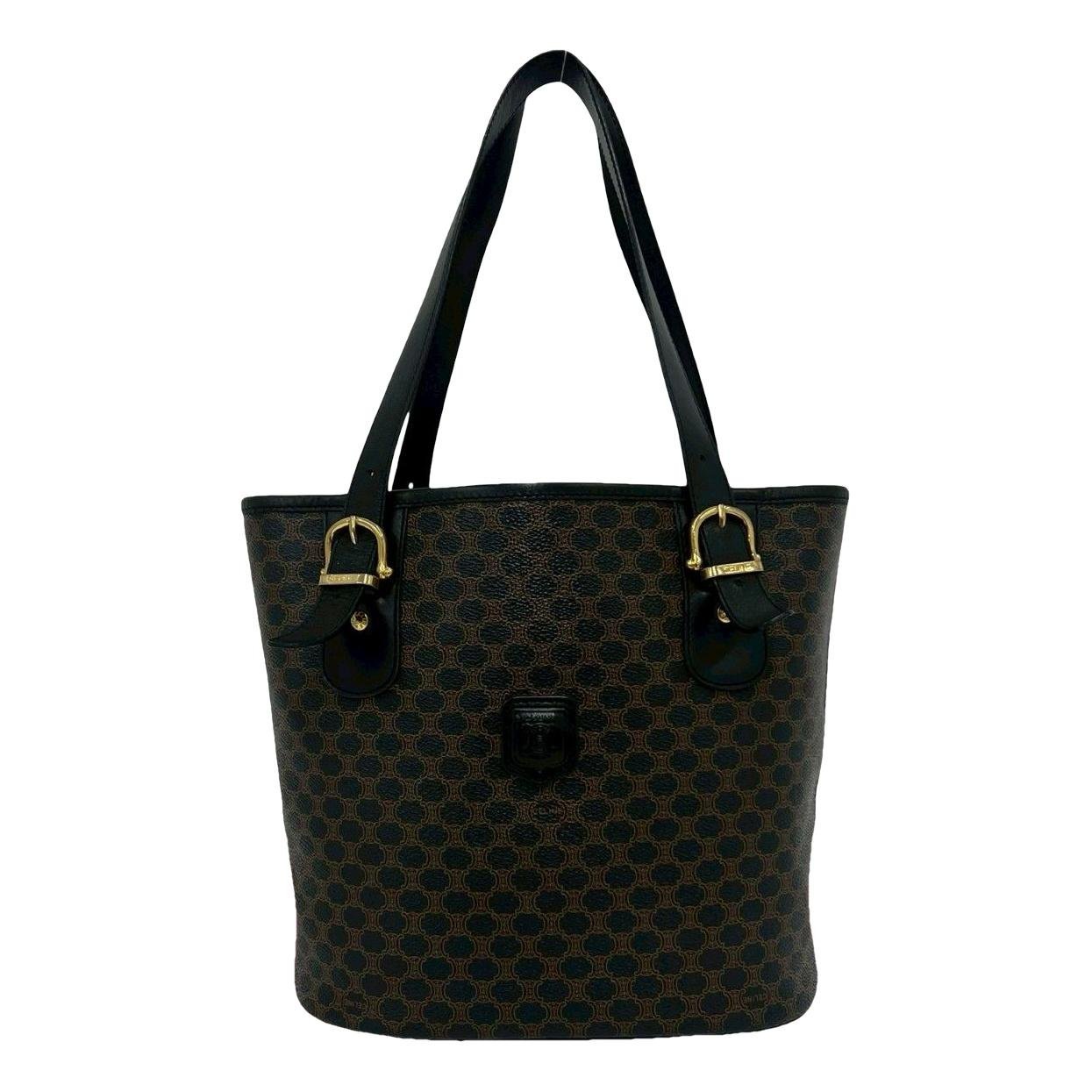 Triomphe leather tote