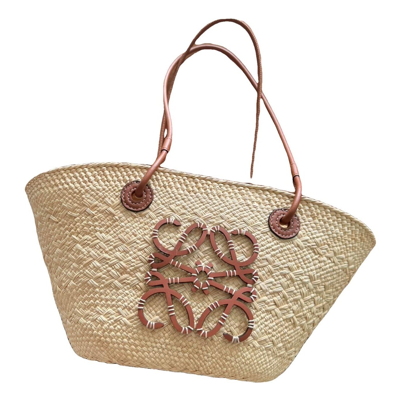Anagram Basket silk handbag