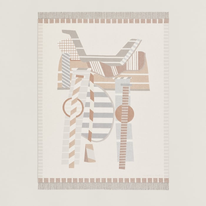 Naturel Patchwork Saddle Blanket