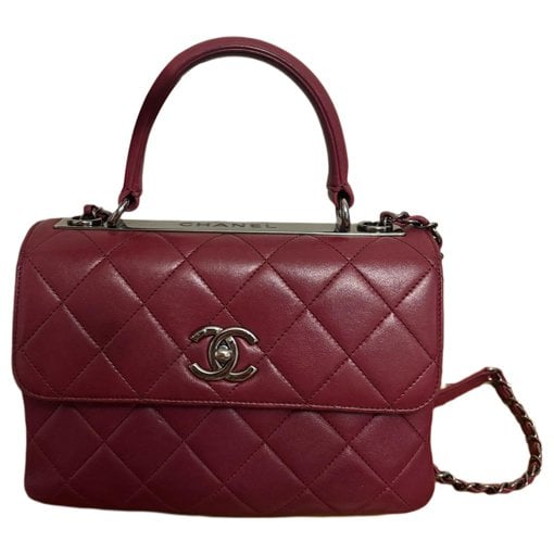 Trendy CC Flap leather handbag