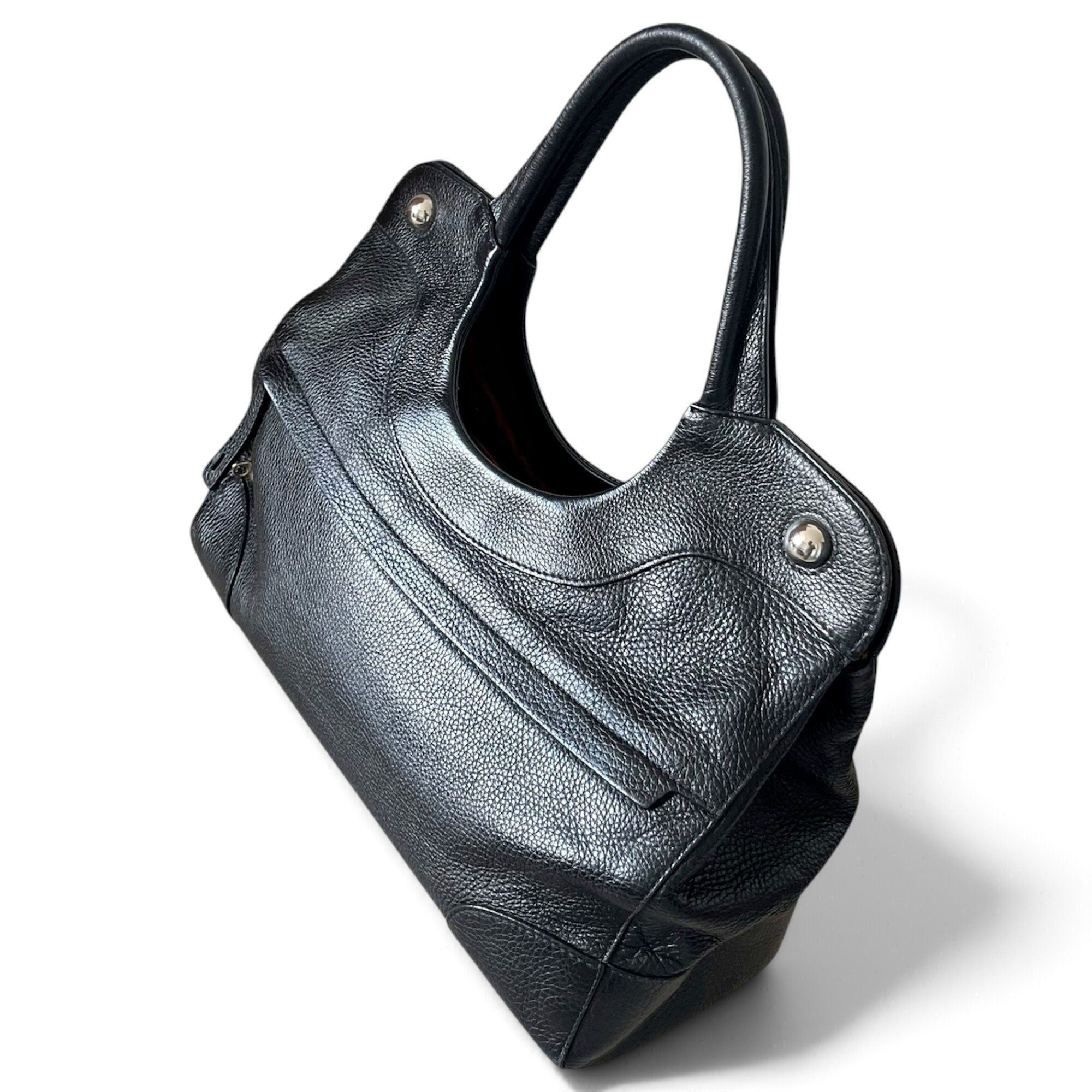 Leather handbag