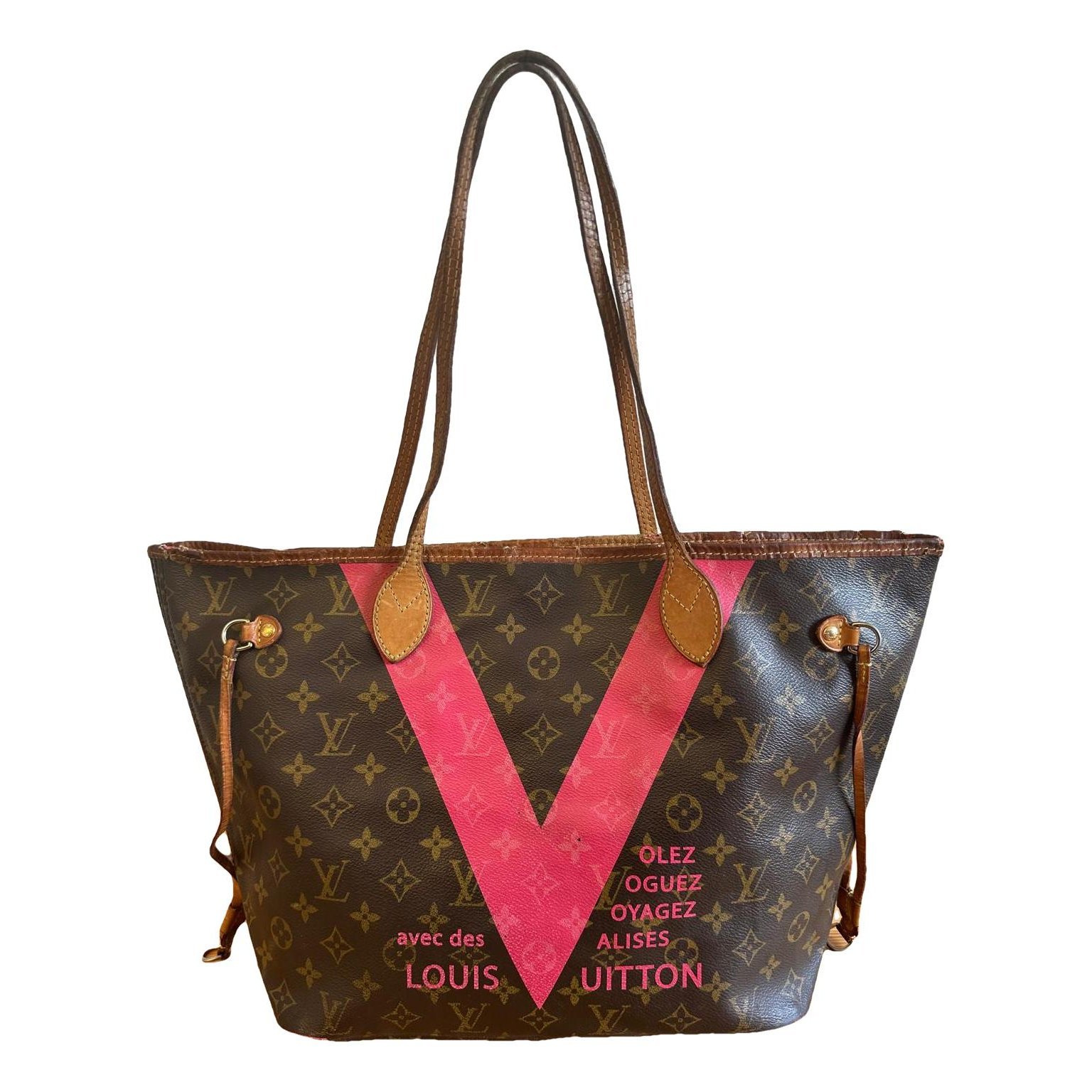 Neverfull leather handbag