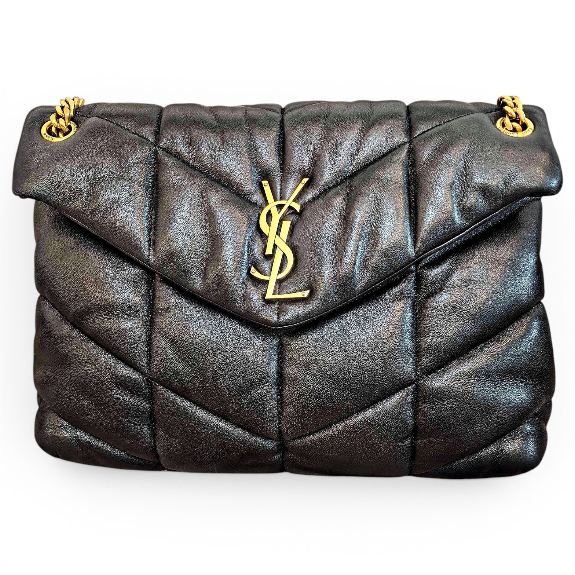 Baby monogramme leather handbag