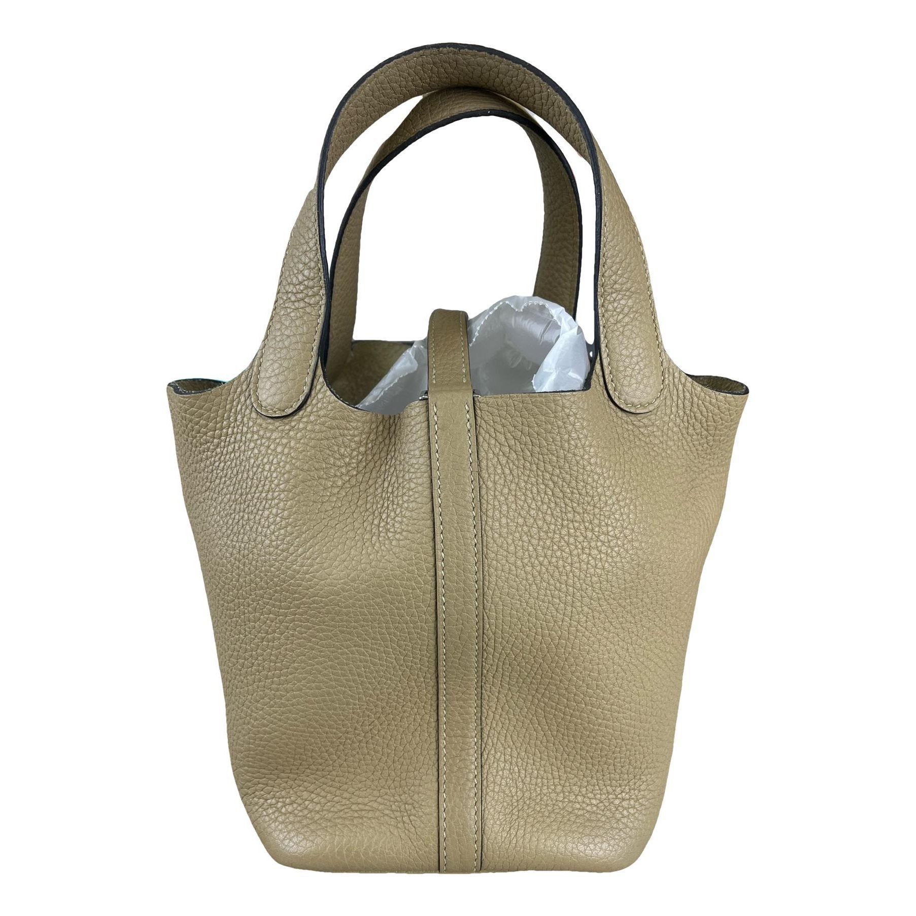 Picotin leather handbag