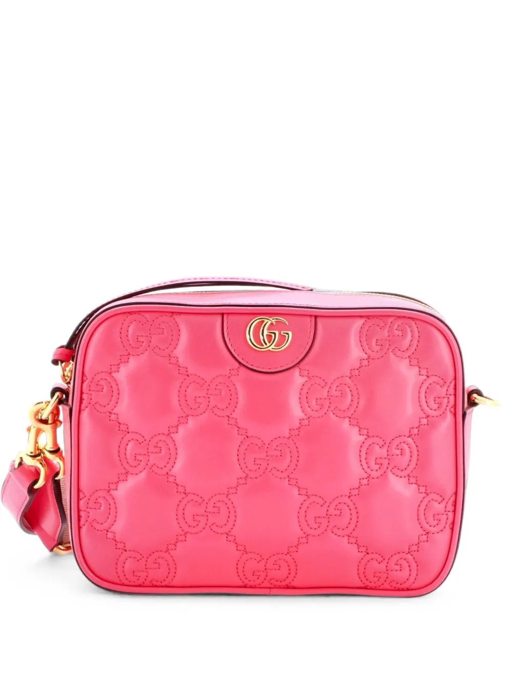Zip Camera Bag GG Matelasse Leather Small shoulder bag