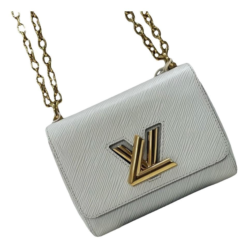 Twist leather handbag