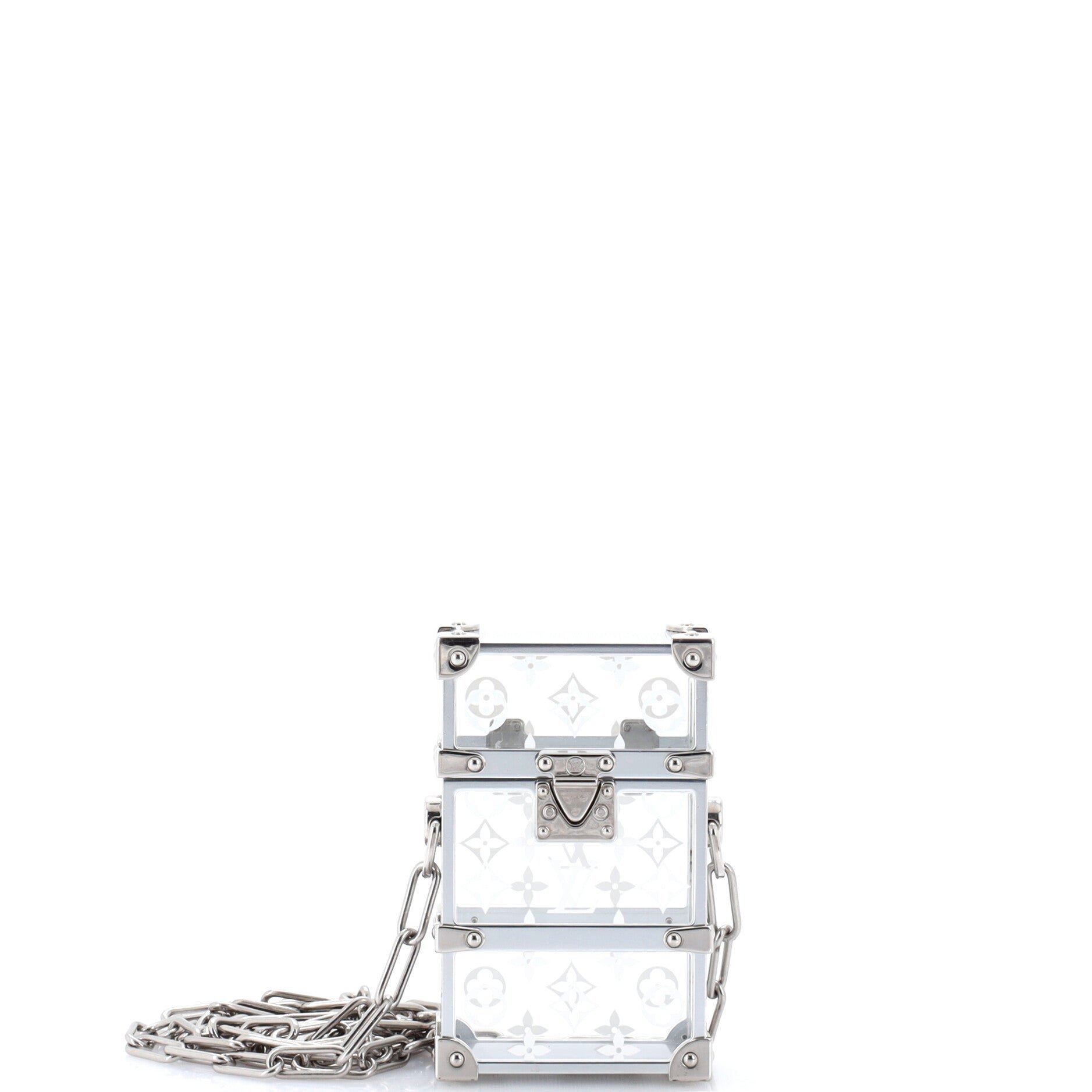 Trunk Box Pouch Monogram Plexiglass