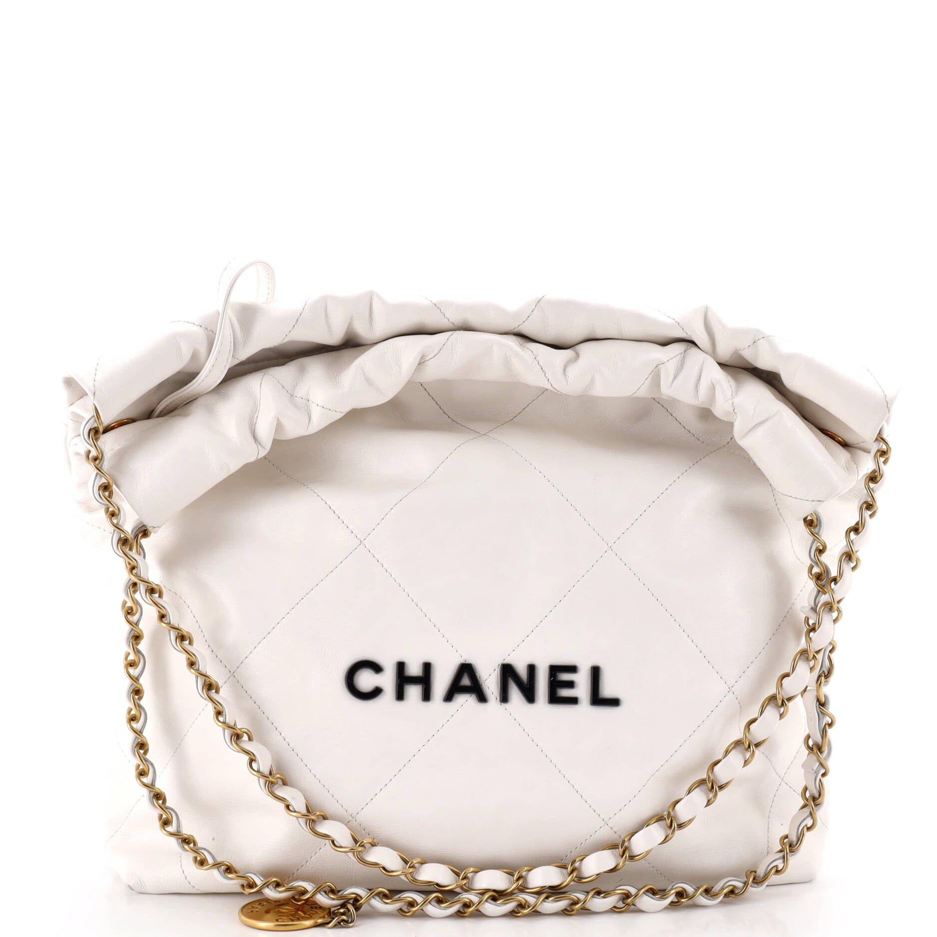 22 Chain Hobo Quilted Calfskin Small