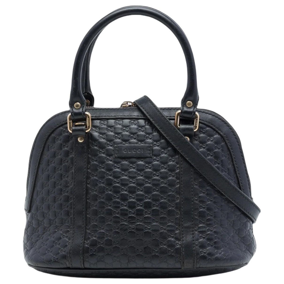 Dôme leather satchel