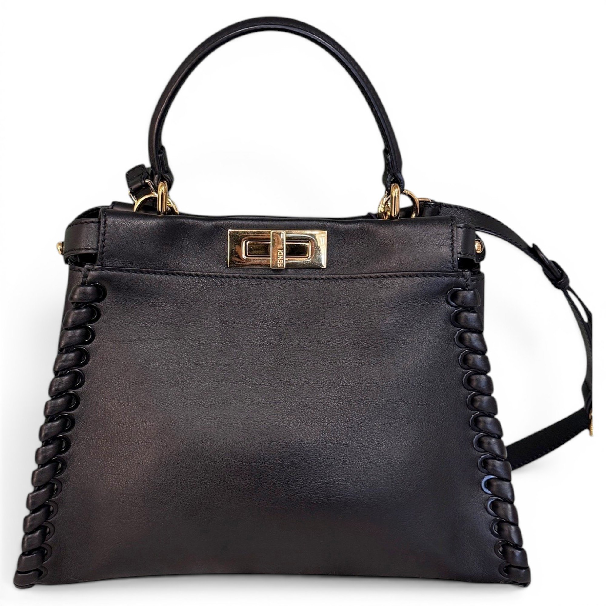 Leather handbag