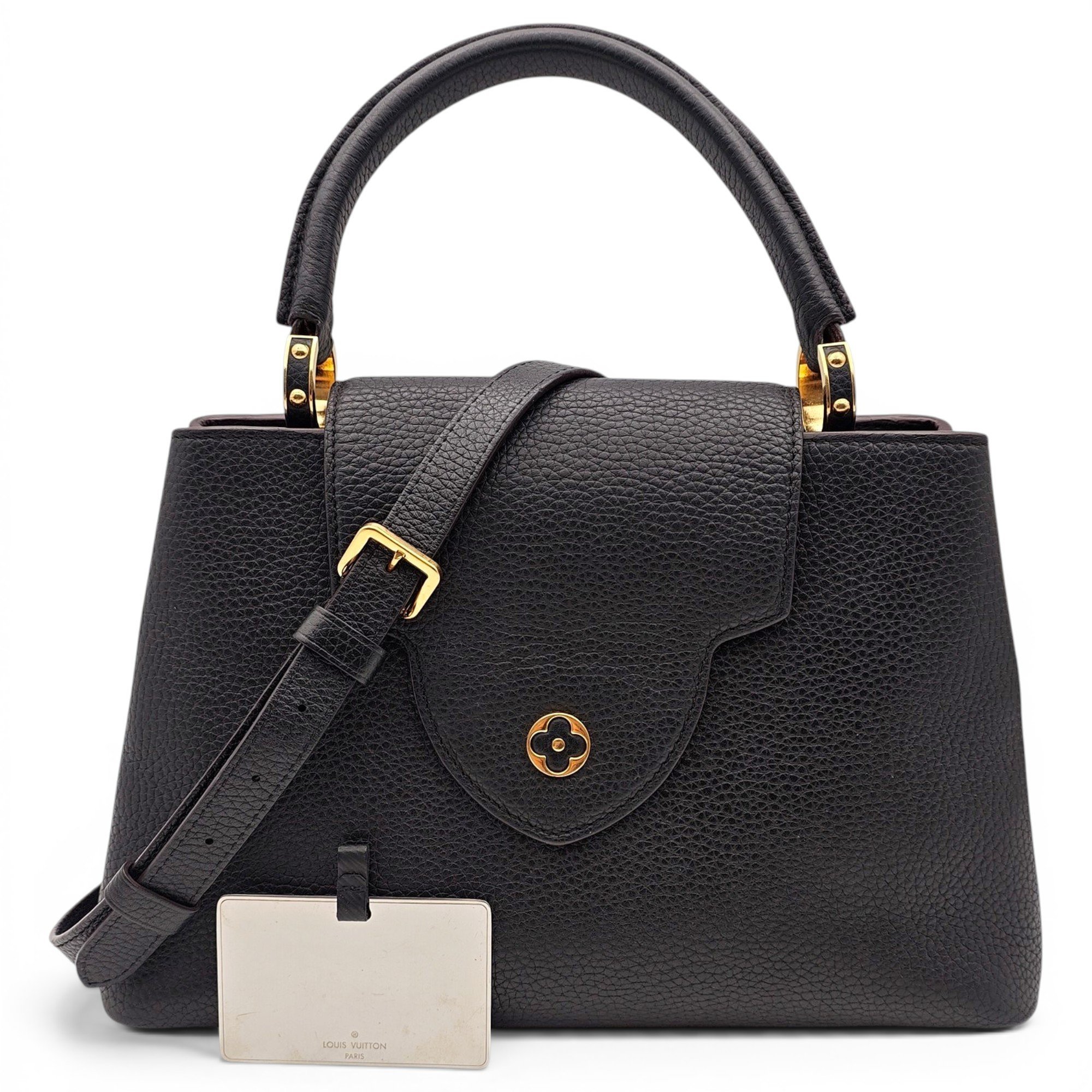 Capucines leather handbag