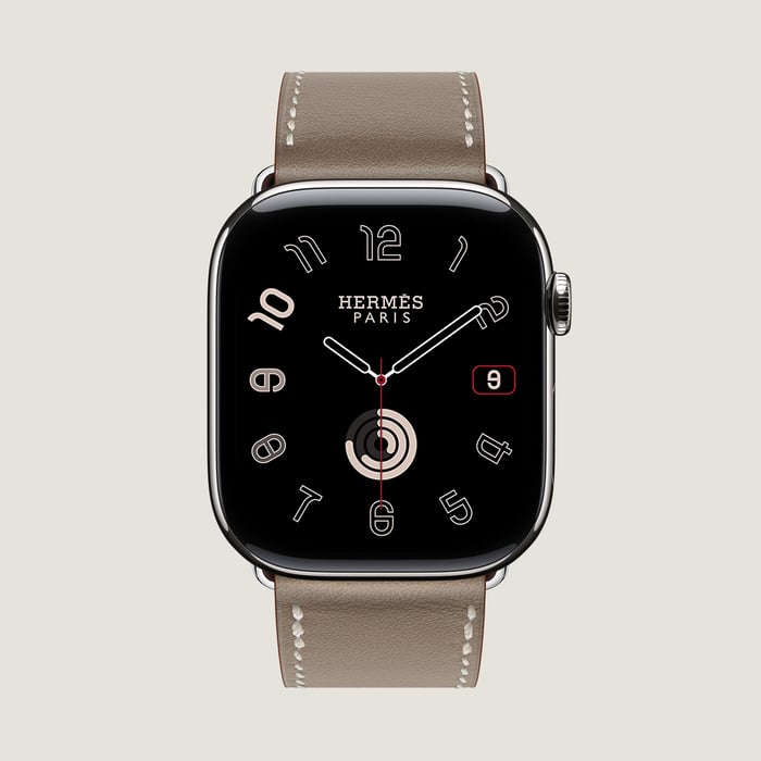Étoupe Band Apple Watch Hermès Single Tour 46 MM