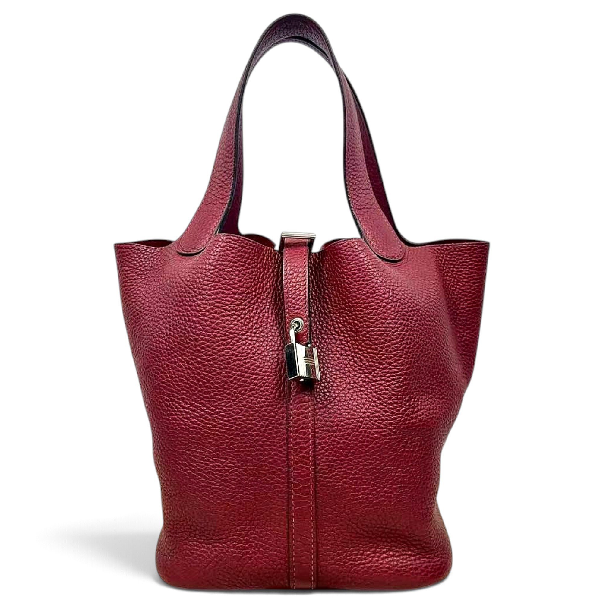 Picotin leather handbag