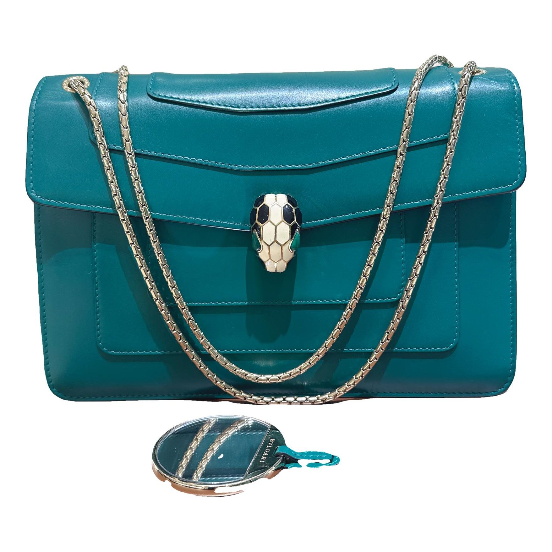 Serpenti leather crossbody bag