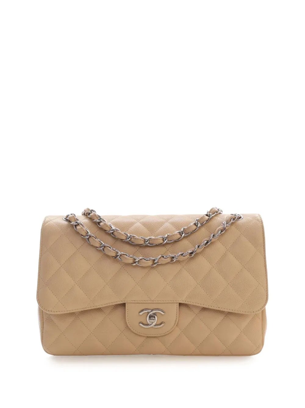 2010-2011 Jumbo Classic Caviar Double Flap shoulder bag