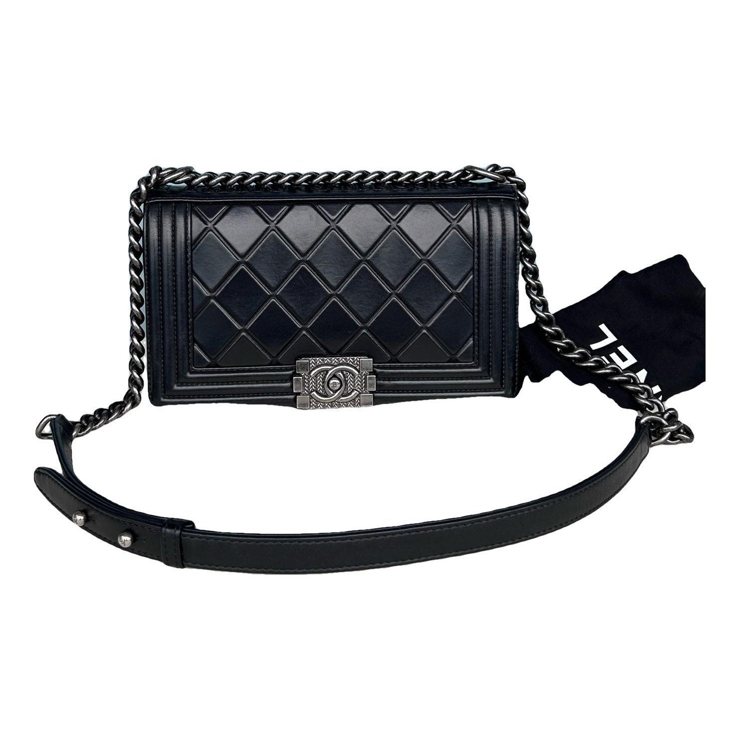 Boy leather crossbody bag
