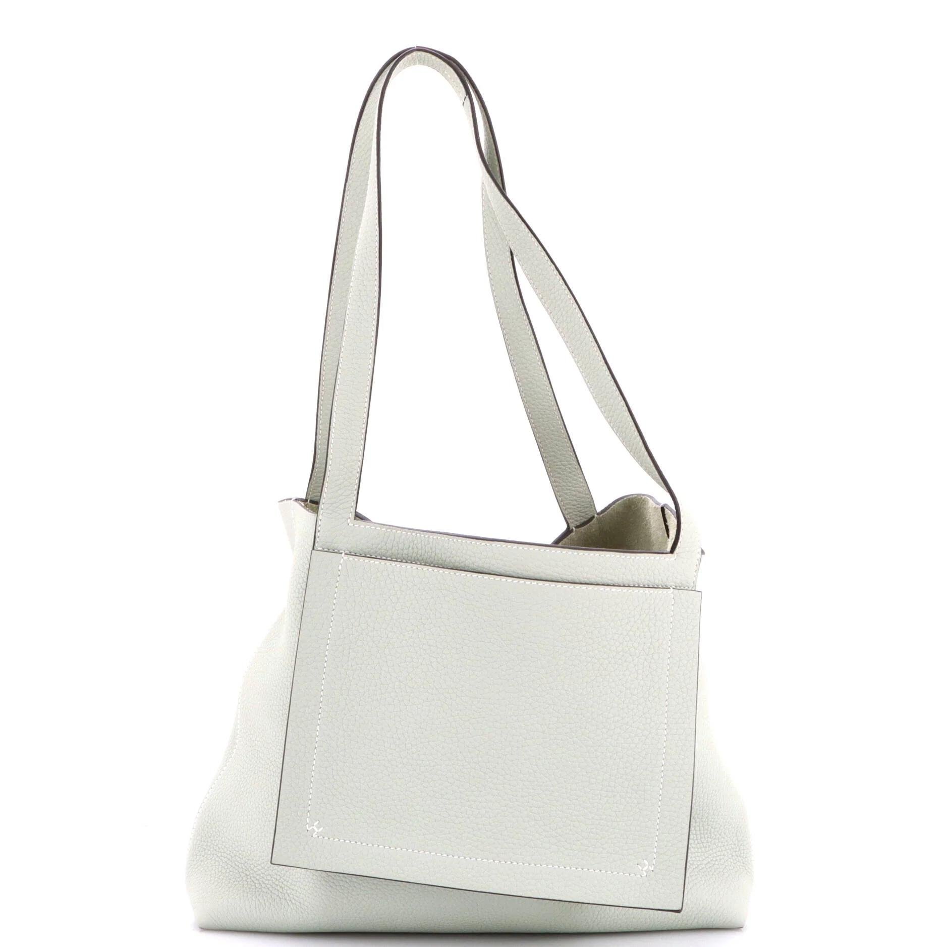 Leather tote
