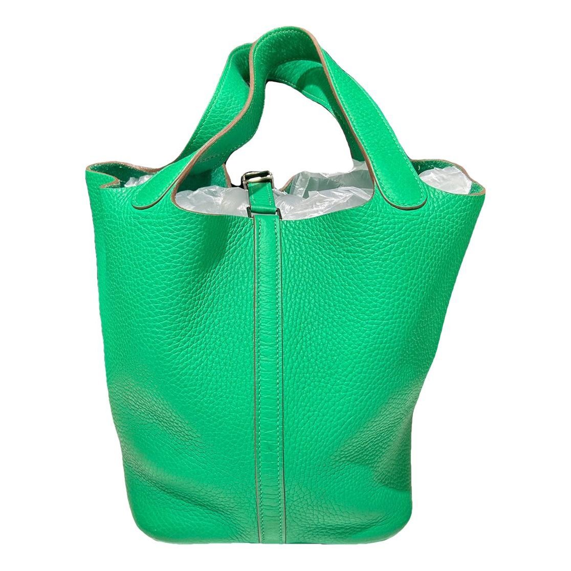 Picotin leather tote