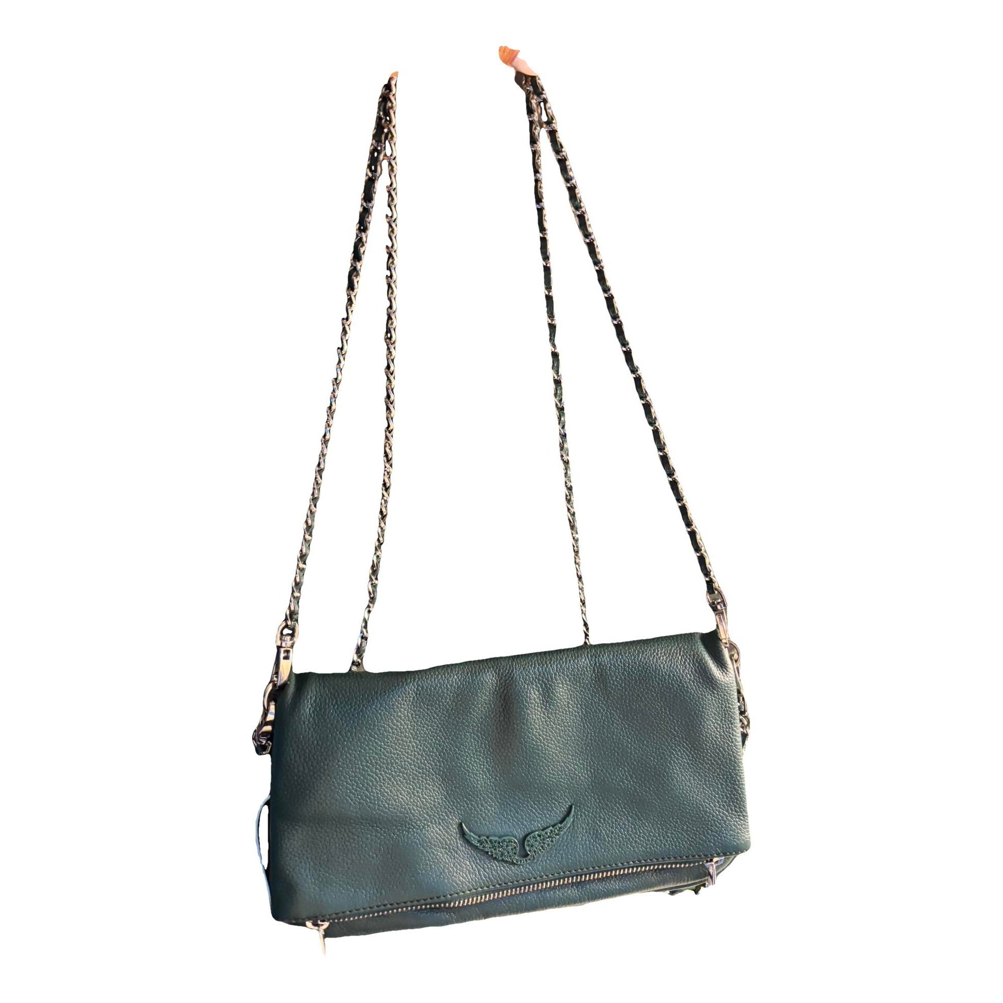 Rock leather crossbody bag