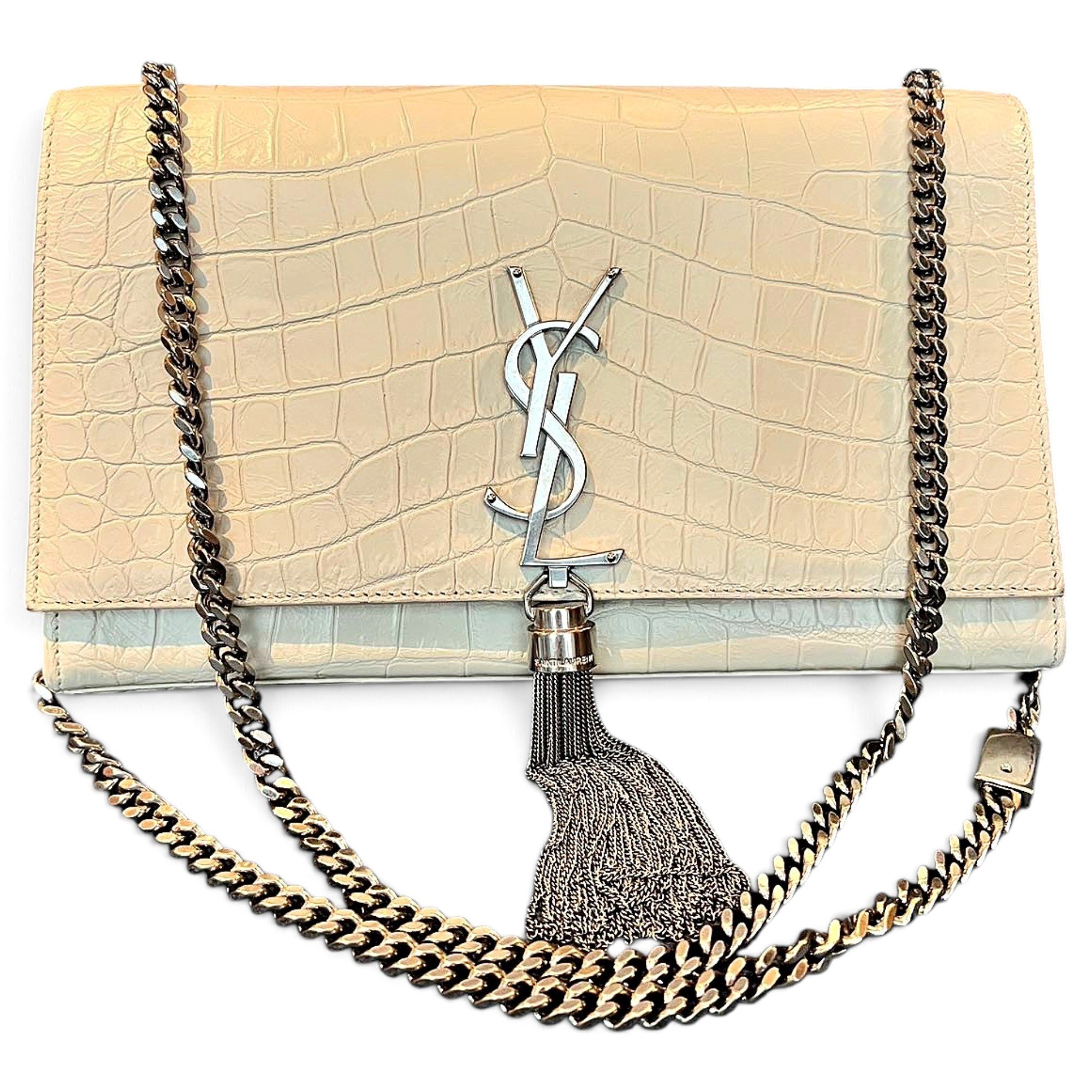 Pompom Kate leather crossbody bag