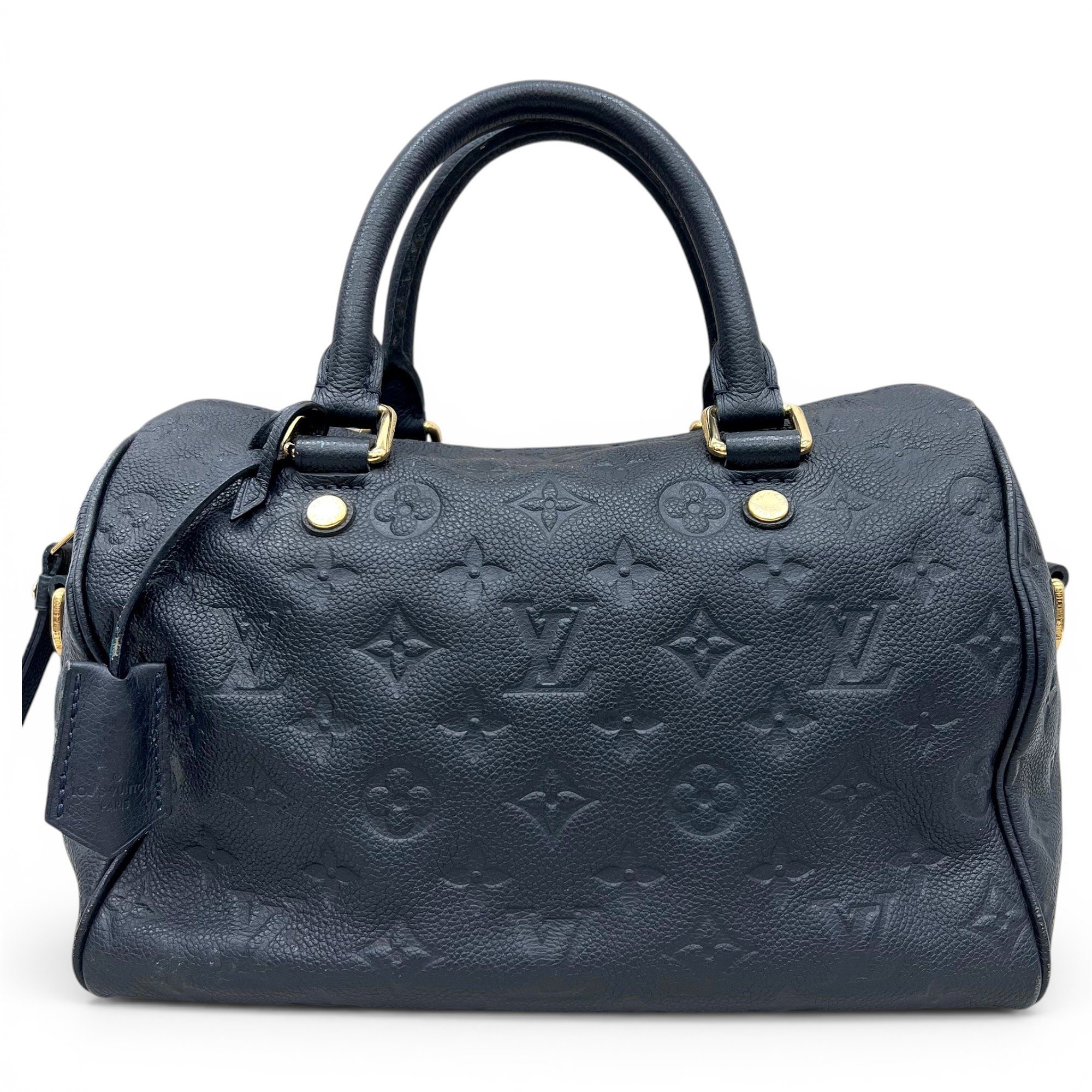Speedy leather handbag