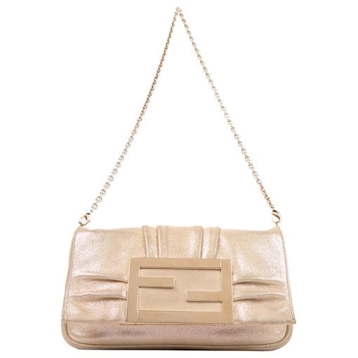Leather clutch bag