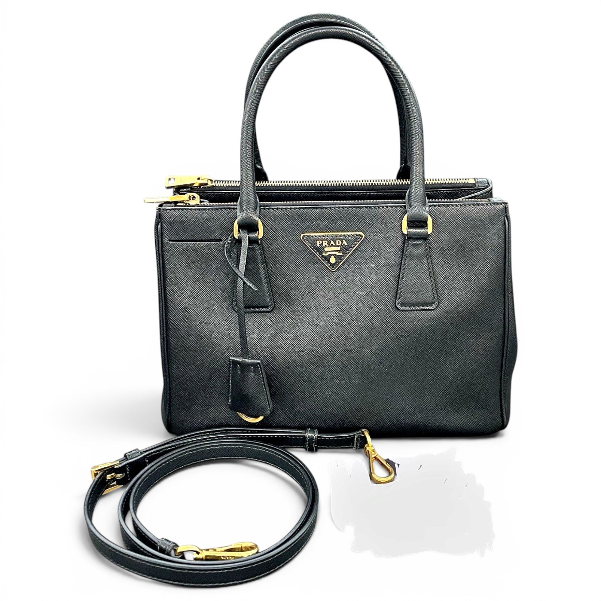 Galleria leather handbag