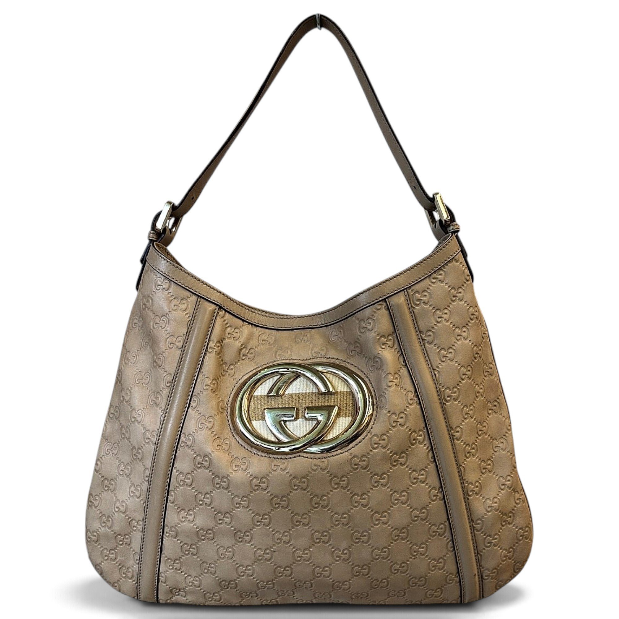 Britt leather handbag