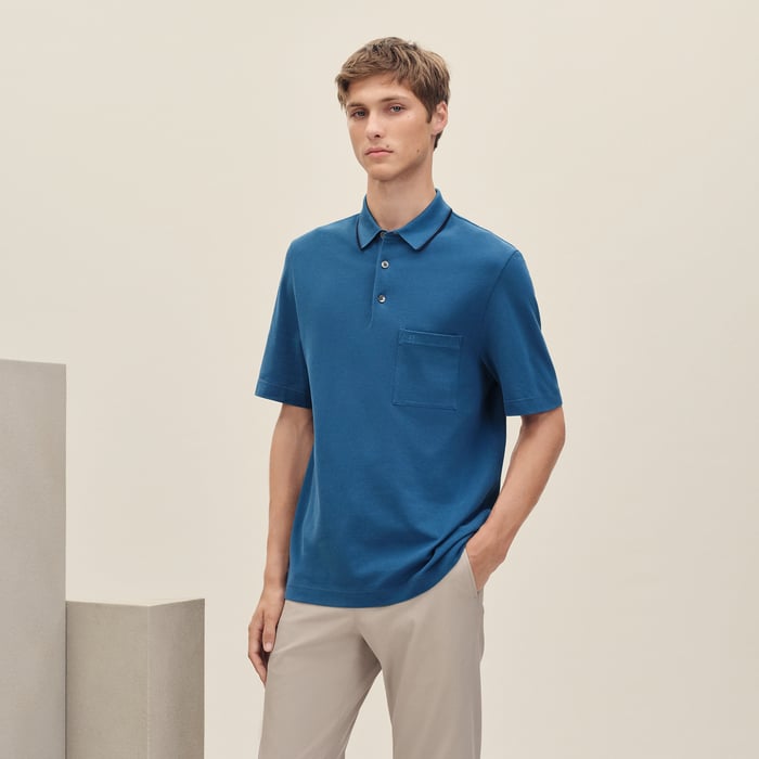 Atlantique "Piqures Sellier" Polo Shirt