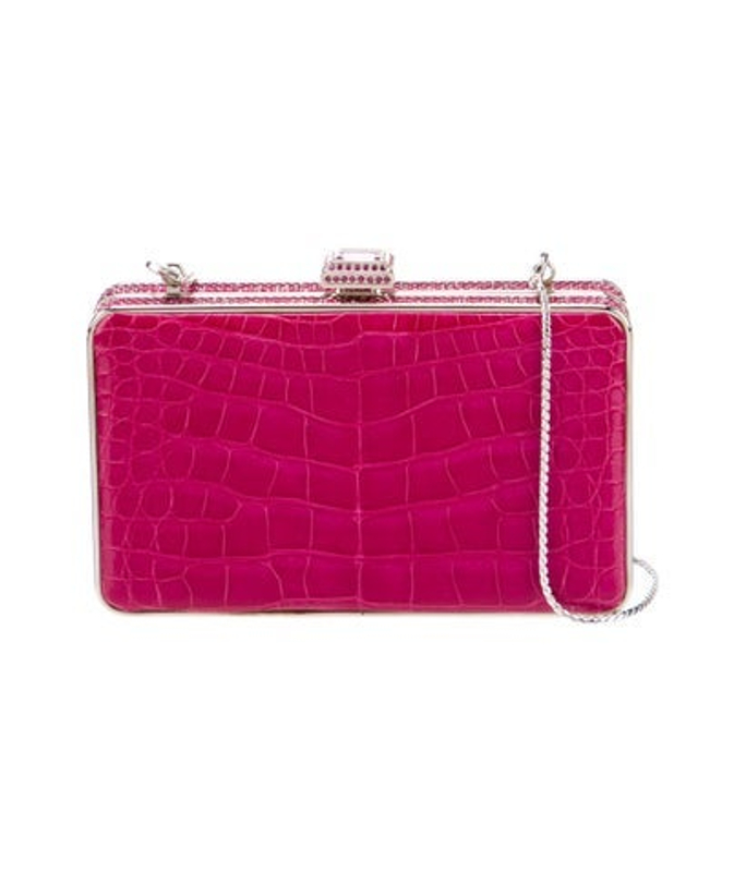 Judith Leiber Leiber Crocodile Minaudiere
