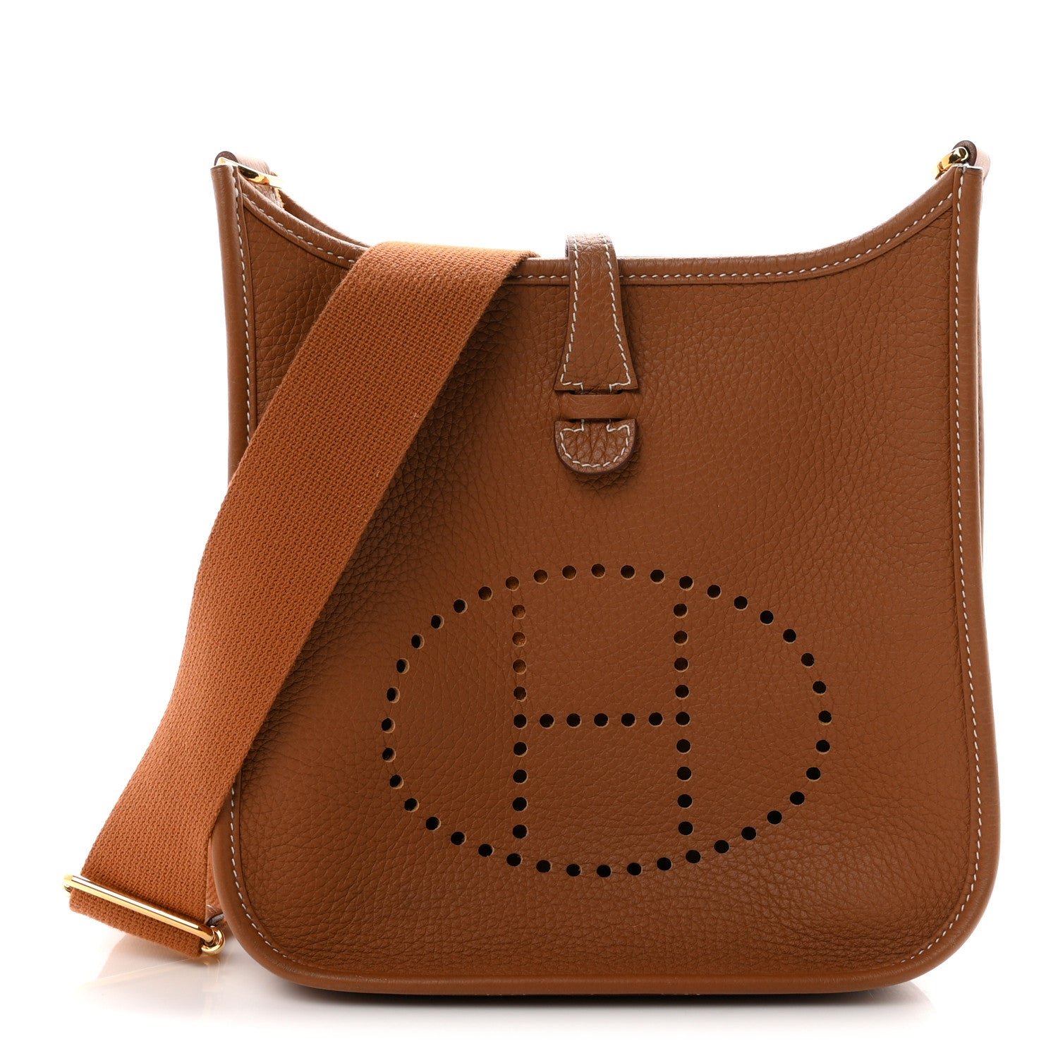 Hermes Taurillon Clemence Evelyne 23 Poche III Gold