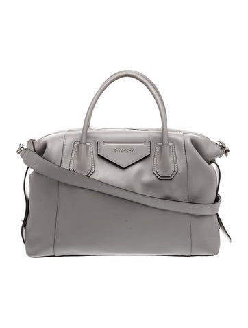 Leather Top Handle Bag