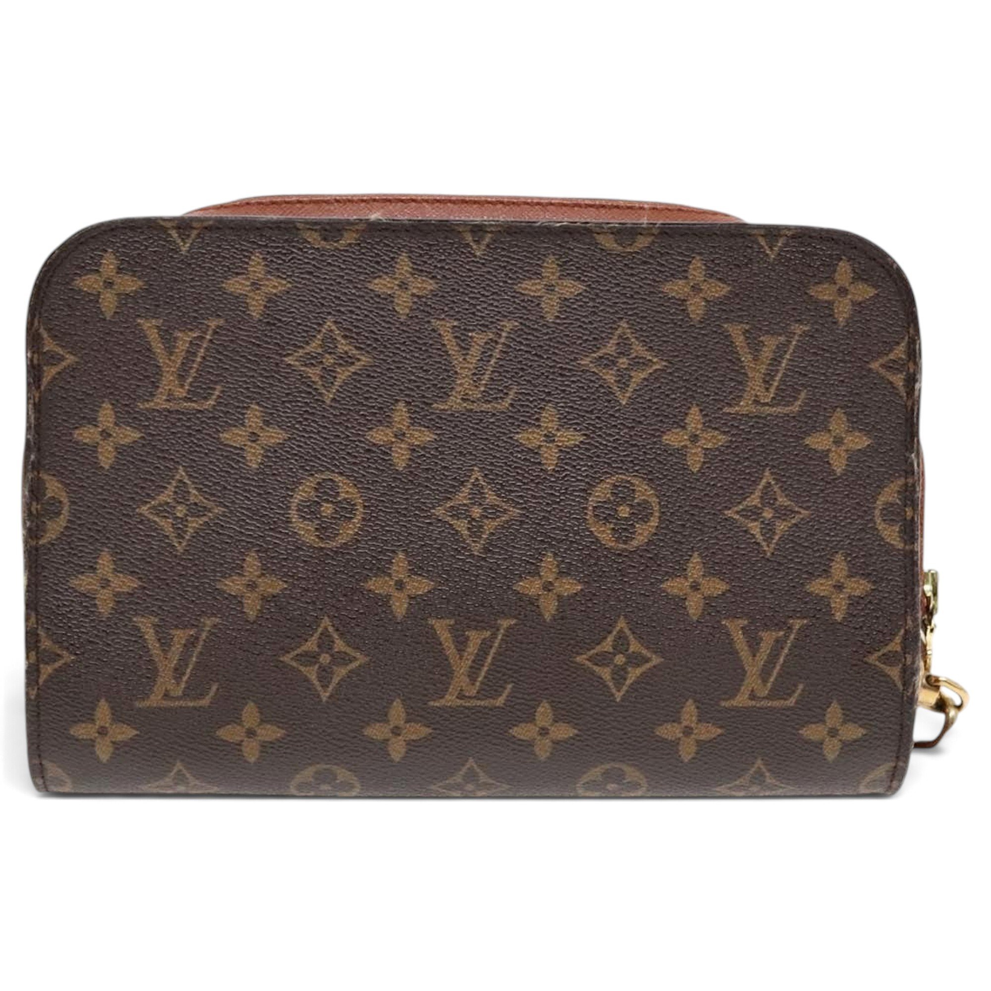 Orsay leather clutch bag