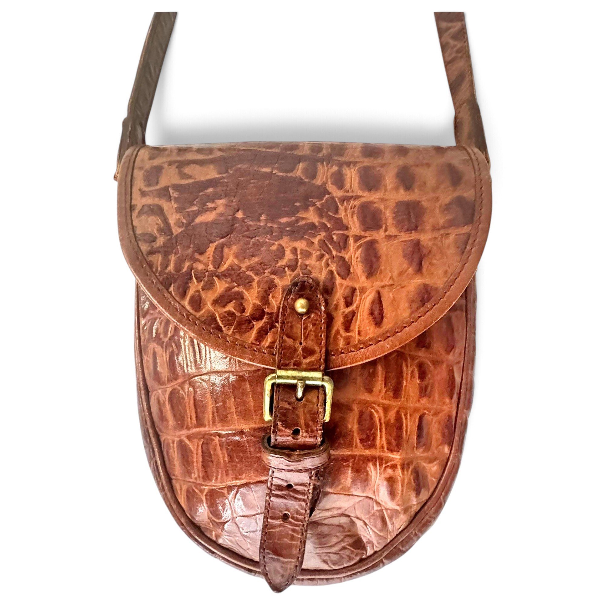 Leather crossbody bag
