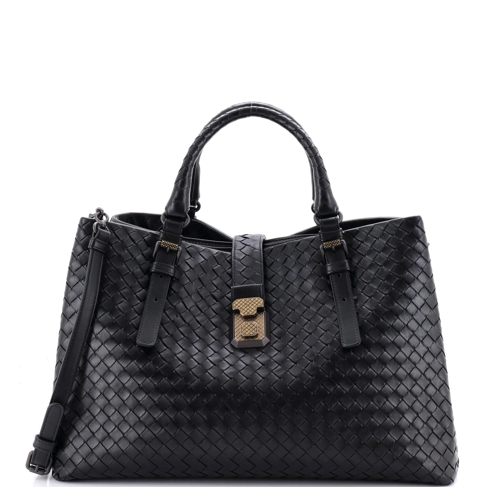 Roma leather tote