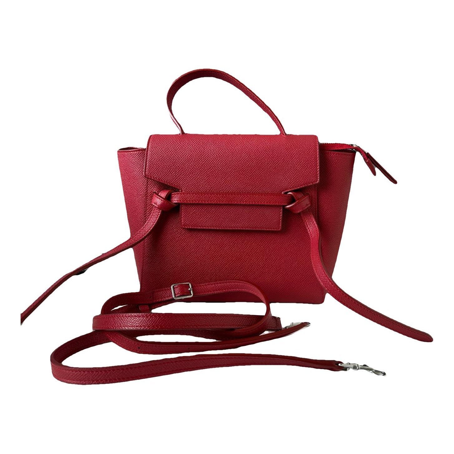 Belt leather handbag