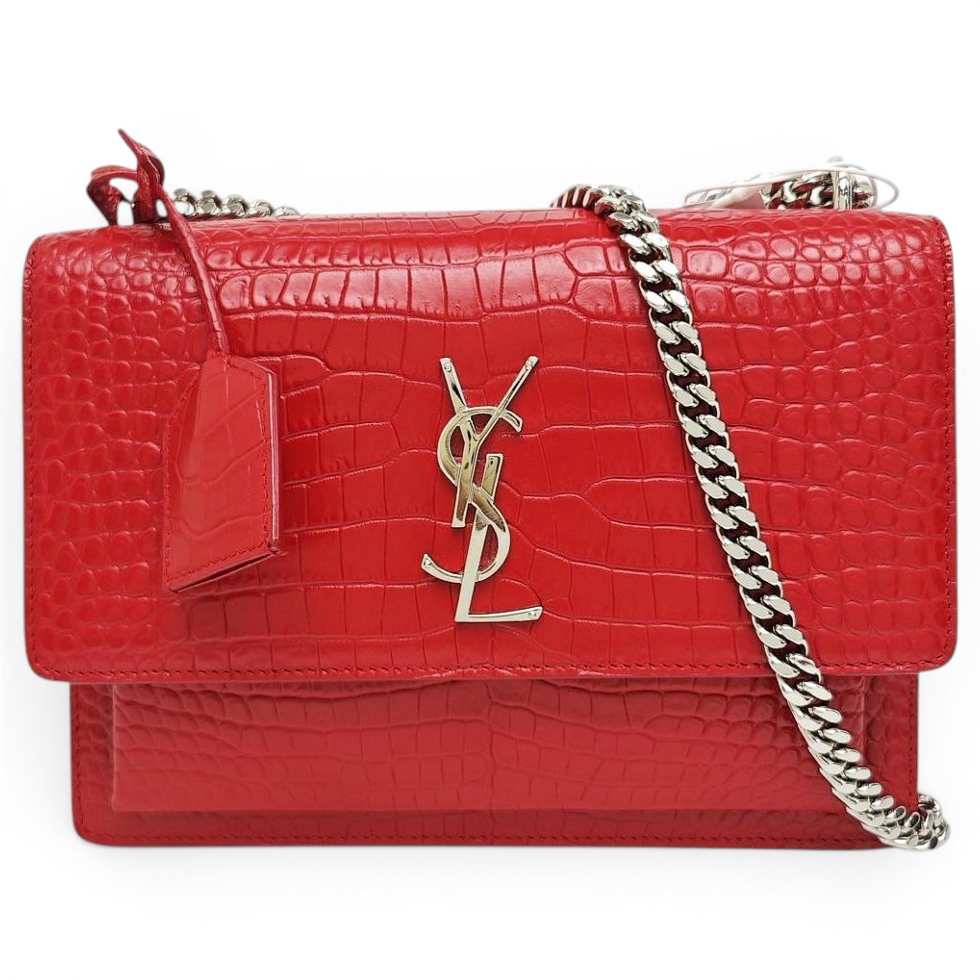 Sunset leather crossbody bag