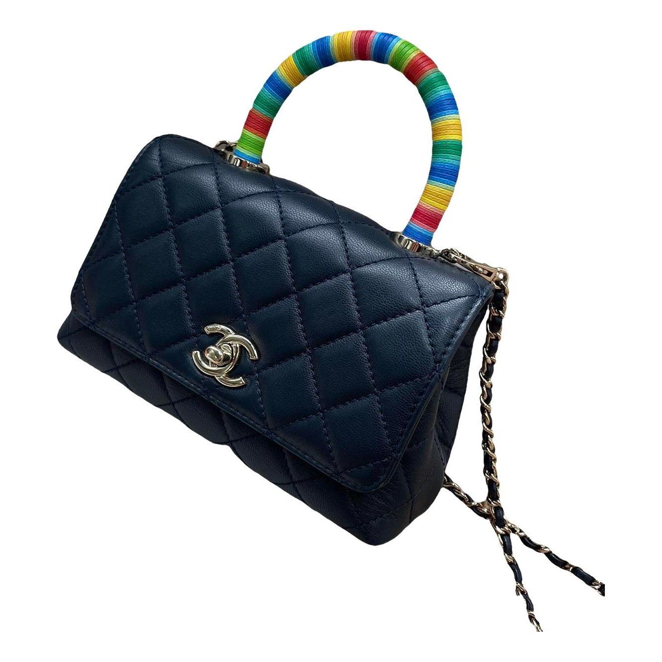 Coco Handle leather handbag