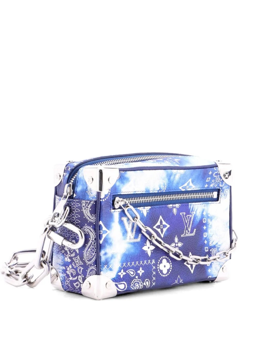 Soft Trunk Bag Limited Edition Monogram Bandana Leather Mini shoulder bag