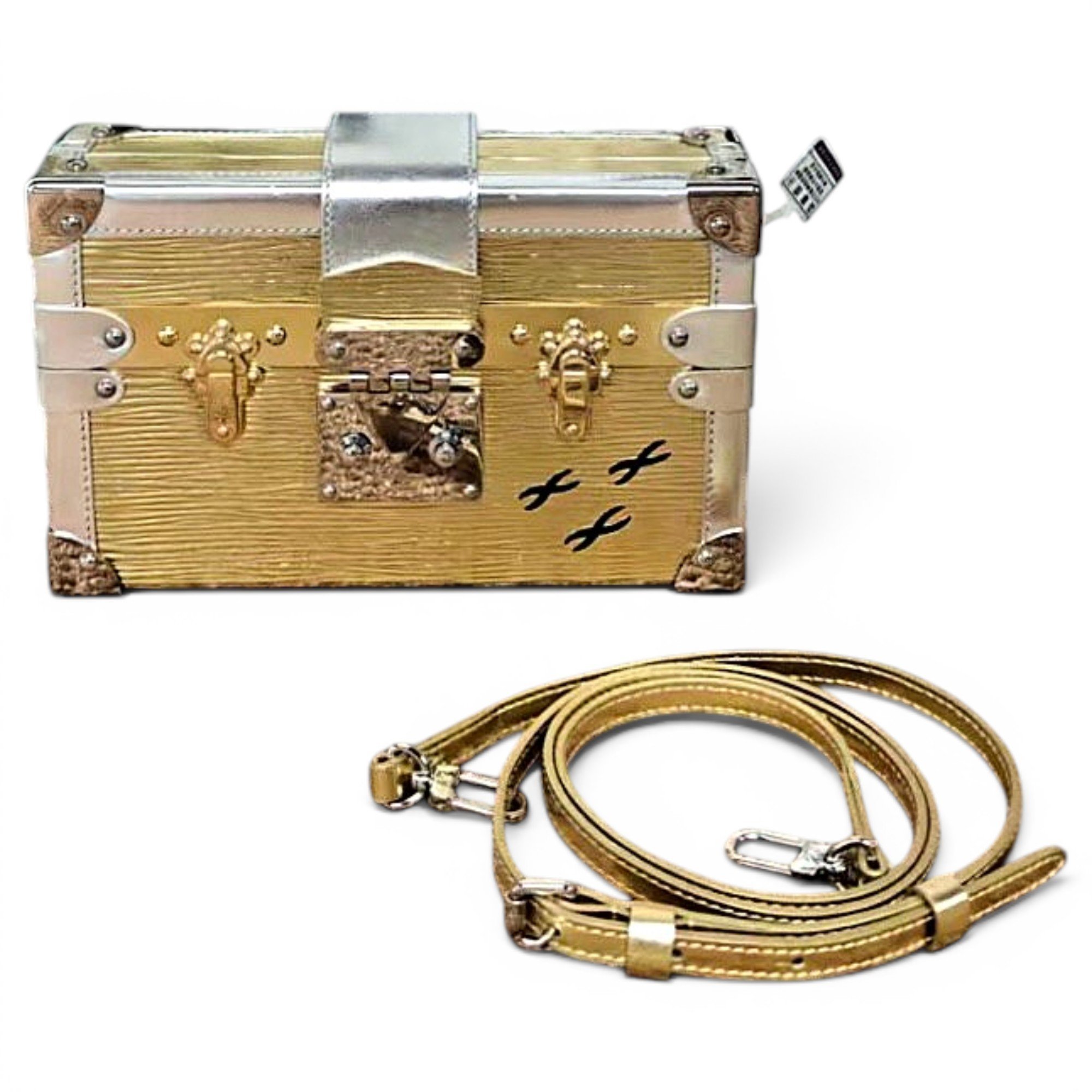 Louis Vuitton Petite Malle leather crossbody bag