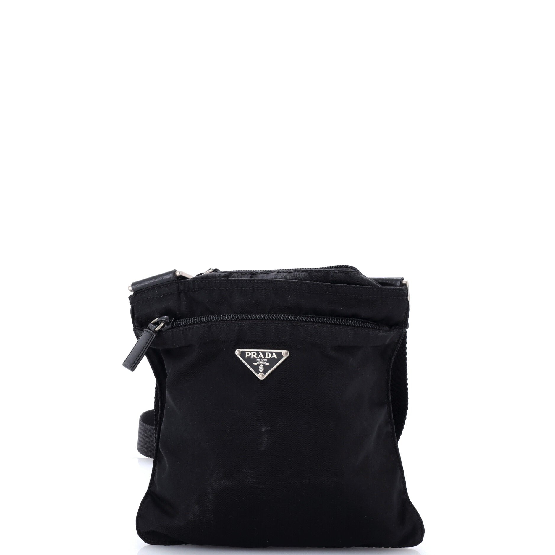 Flat Messenger Bag Tessuto Small
