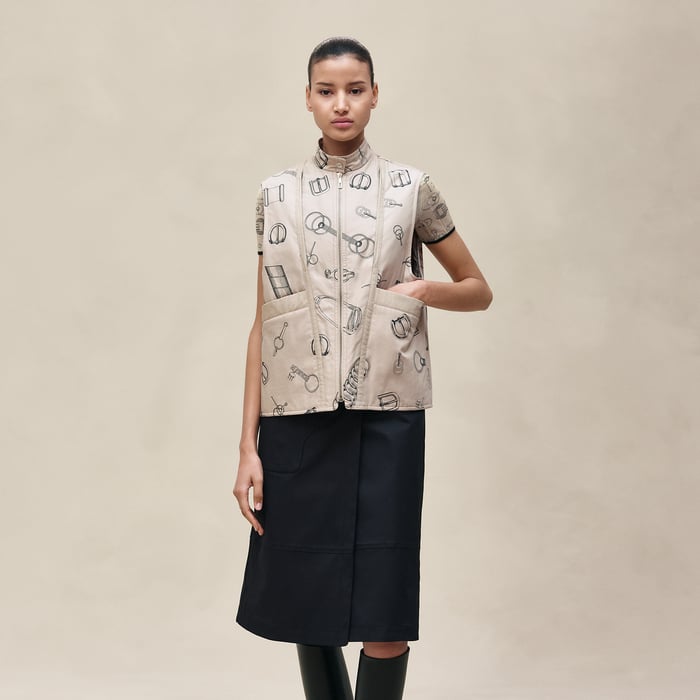 Beige Pierre d'Istrie "Cahier Du Colporteur" Modular Jacket