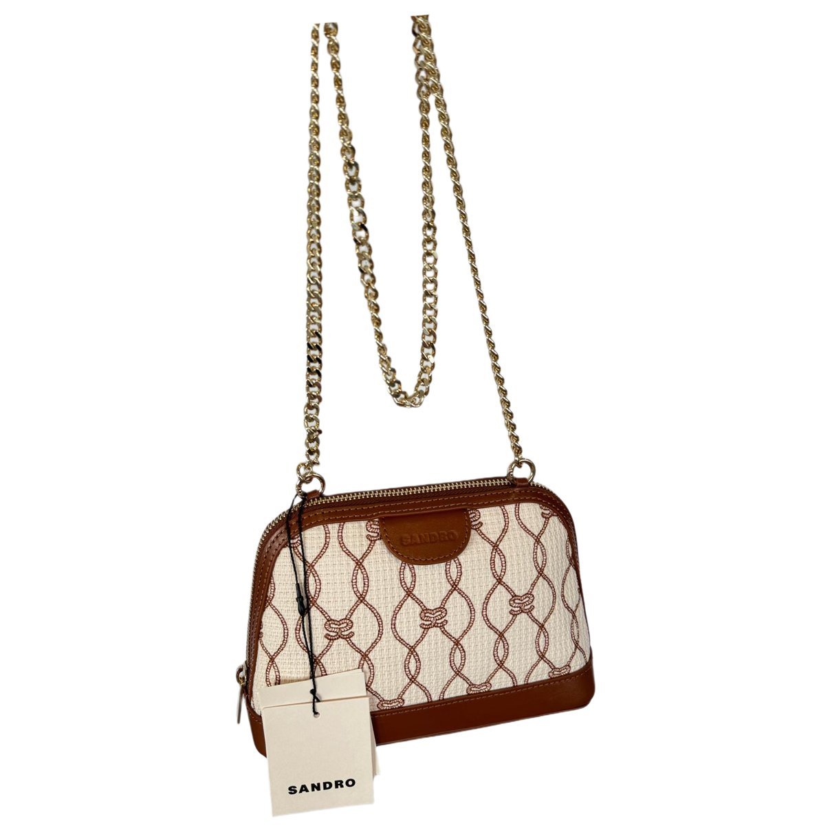 Sandro Leather crossbody bag